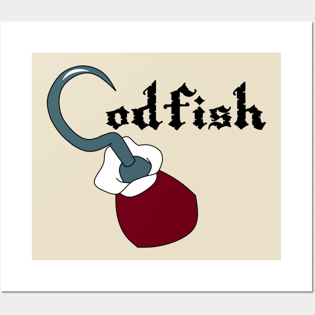 Captain Codfish Wall Art by DaughertyDesigns